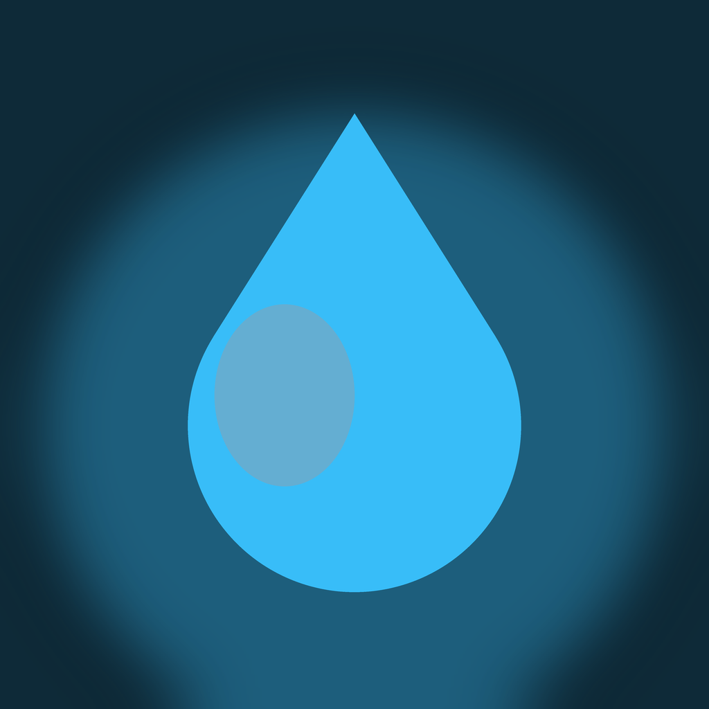 Droplet: Water Tracker app icon